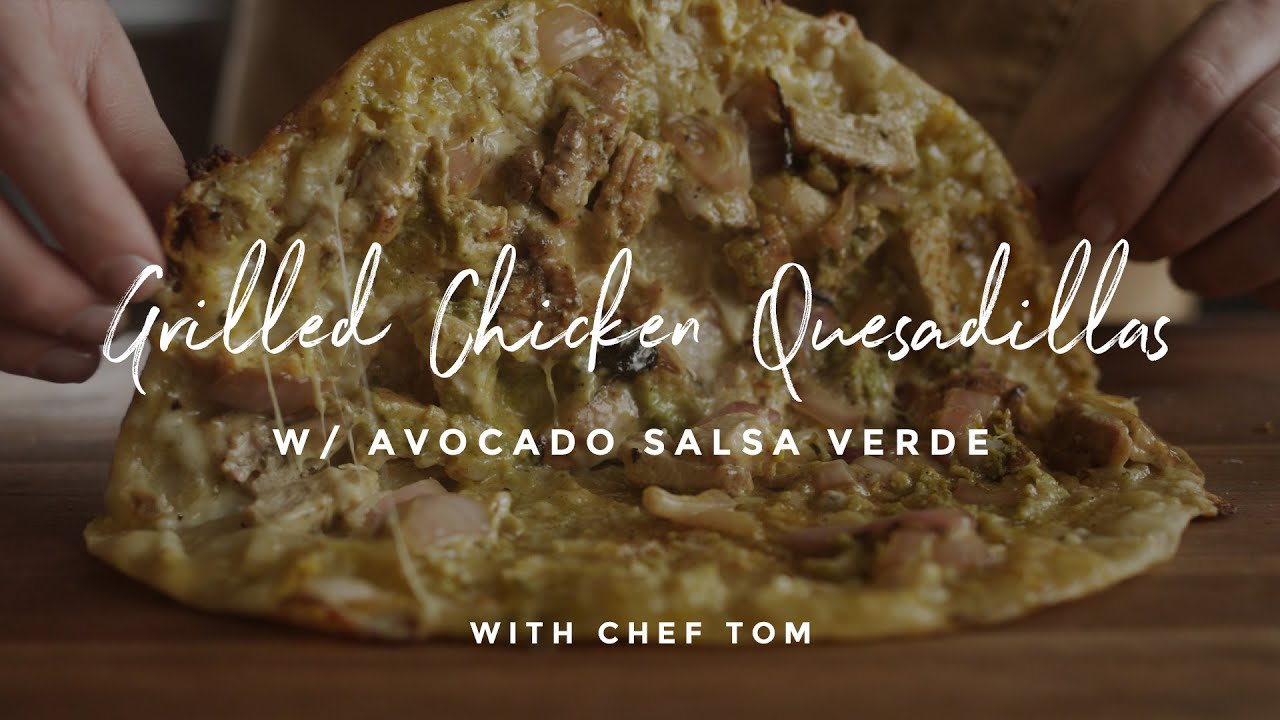 Grilled chicken quesadilla