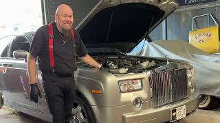 Rolls Royce Phantom Oil Change almost went wrong! WHOOPS!