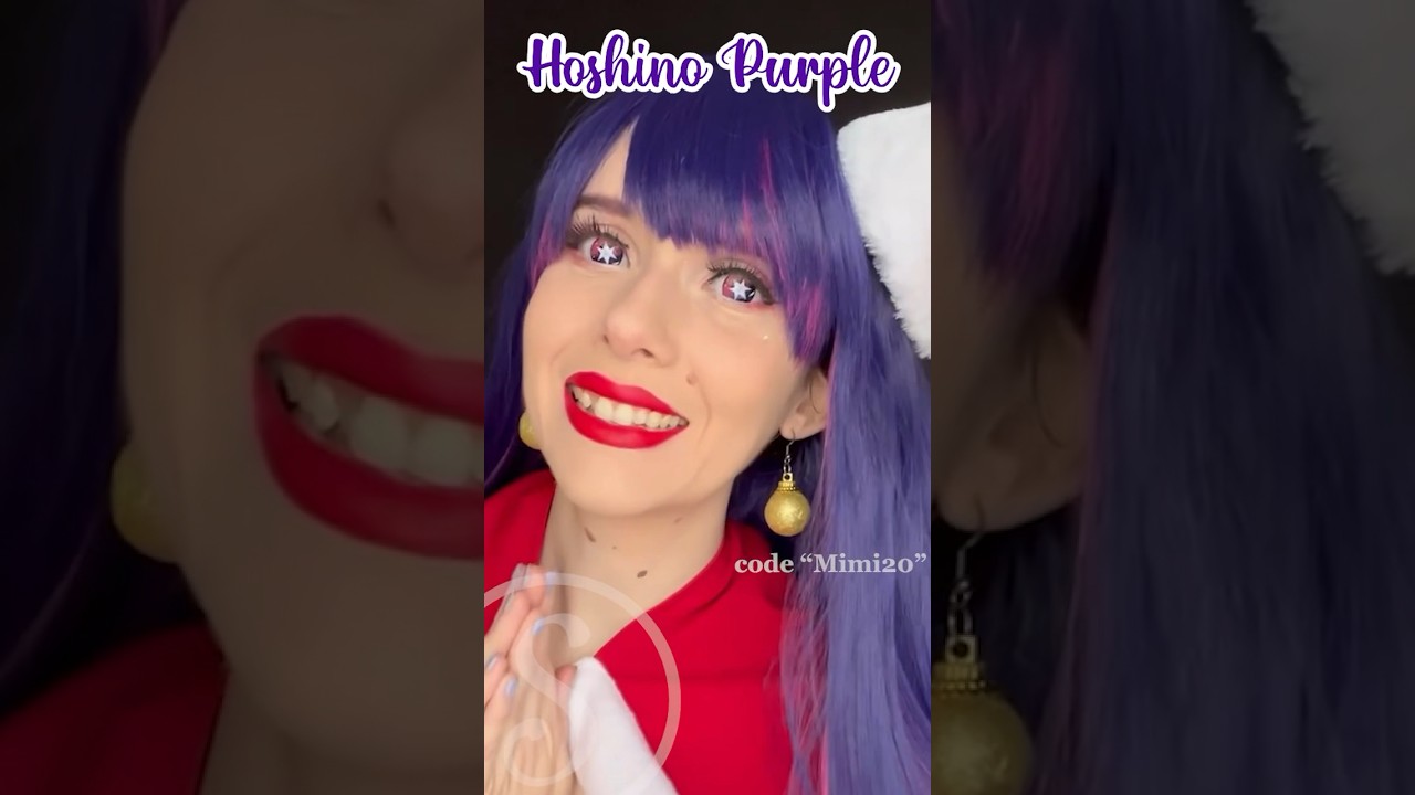 Oshi No Ko 🤩 Contact Lenses 🎵#oshinoko #anime #manga #mislens #contactlenses