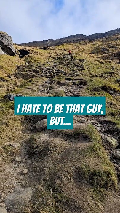 I hate to be that guy, but.... #munrobagging #hiking #benvorlich #munro #scotland #highlands