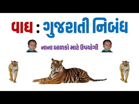 essay about tiger in gujarati