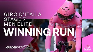 THRILLING TIME TRIAL! ‍ | Giro D'Italia Stage 7 Race Finish | Eurosport Cycling