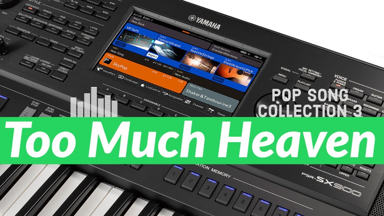 Too much Heaven (Bee Gees) | Keyboard Cover on Yamaha Genos