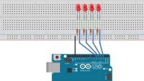 Comment Faire Clignoter 4 LEDs avec Arduino UNO-R3