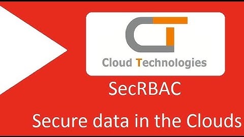 SecRBAC: Secure data in the Clouds | Cloud Technologies | IEEE Projects Hyderabad | Ameerpet