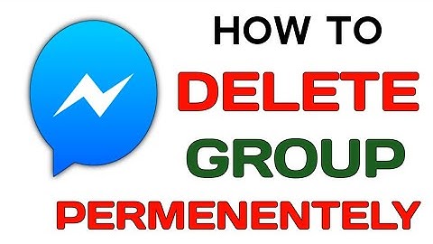 How to Delete Facebook Messenger Group Permanently || Delete Facebook Messenger Group