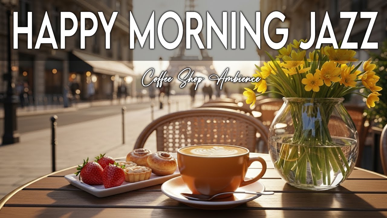 Happy Morning Jazz 🎶 February Bossa Nova Instrumental and Relaxing Jazz Cafe Music for Studying.