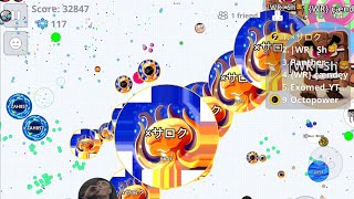 THE BEST REVENGE DOUBLE SPLIT (AGARIO MOBILE)