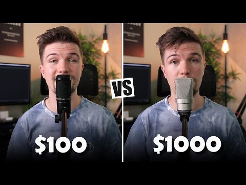 $100 Microphone VS $1000 Microphone // Audio-Technica AT2020 VS Neumann TLM 103