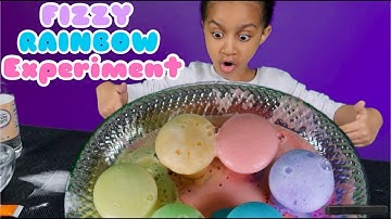 Fizzy Rainbow Baking Soda & Vinegar | Science Experiments for Kids | Educational Videos for Kids
