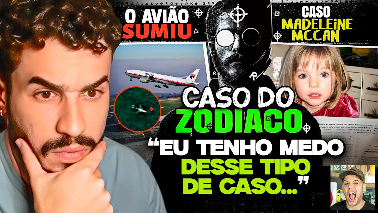 5 CASOS CRIMINAIS QUE NUNCA FORAM RESOLVIDOS! | REACT PLANETA NOVO