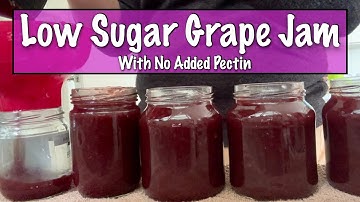 Making Delicious Grape Jam From Backyard Grape Vines