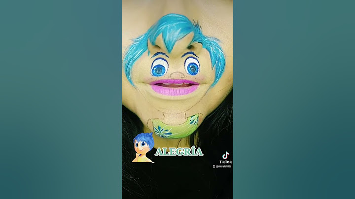 Intensamente Película / Alegría - Mayishita #facepainting #shorts  #intensamente