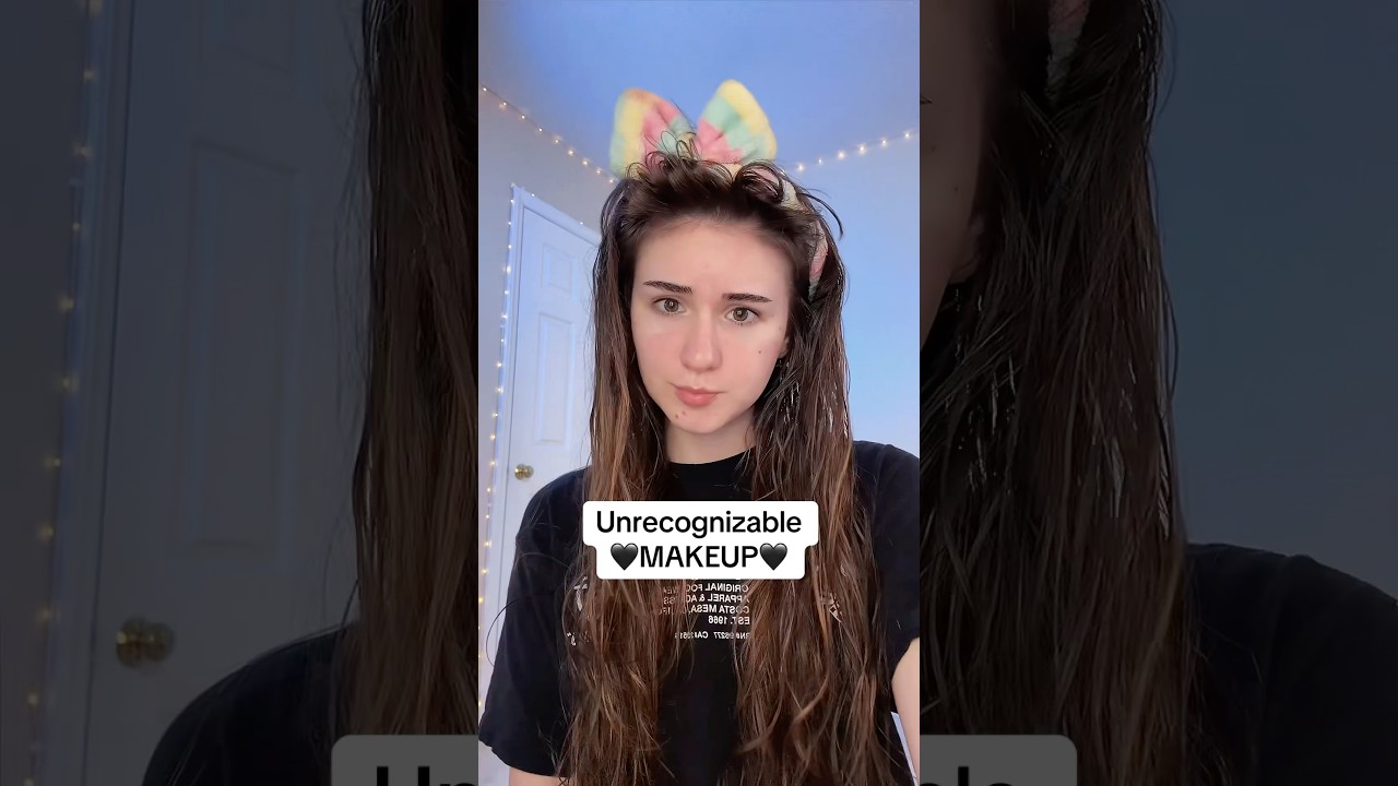 Trying Unrecognizable Makeup🖤‼️