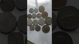 My collection of old Indian coins . কিছু পুরনো পয়সা