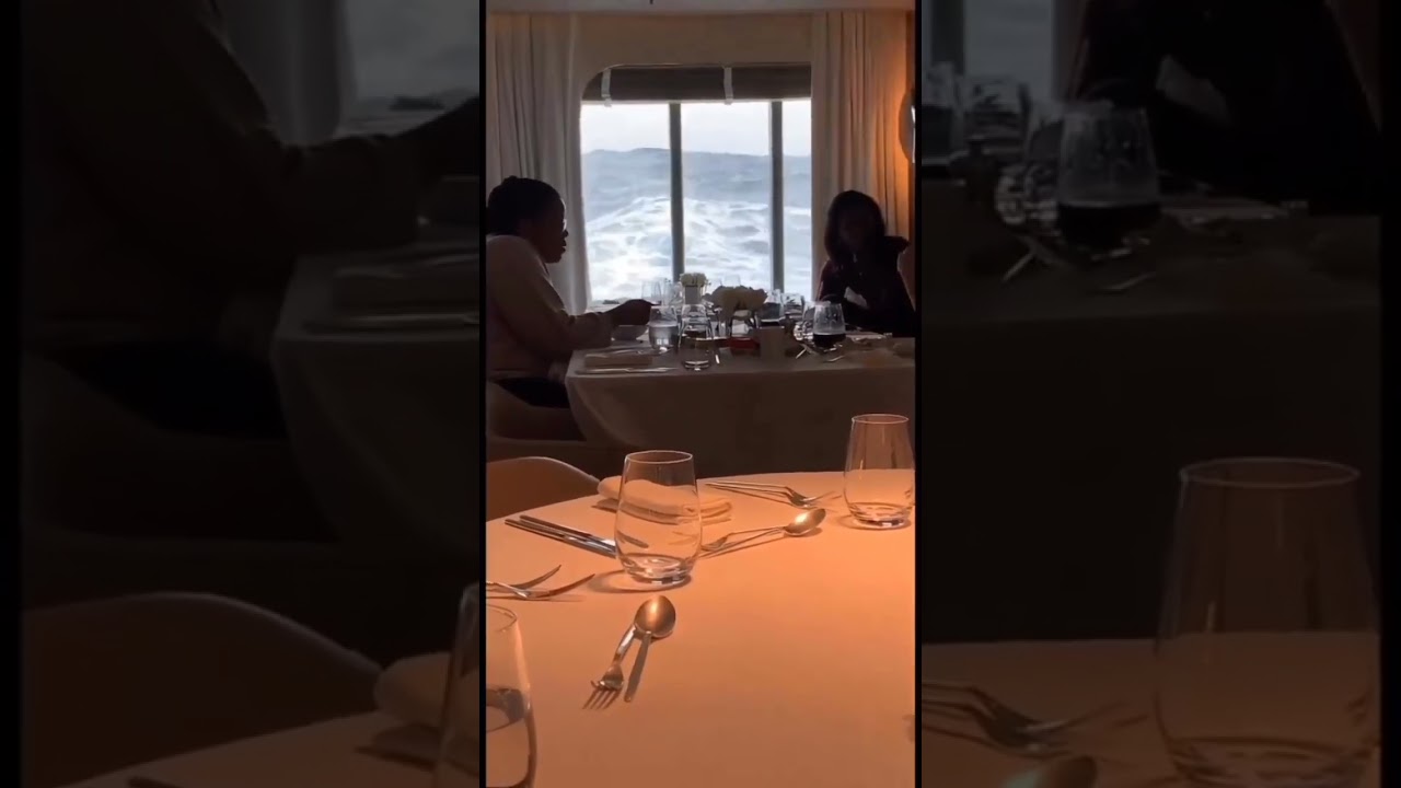 Dangerous Restaurant In Drake's Passage, Antarctica 