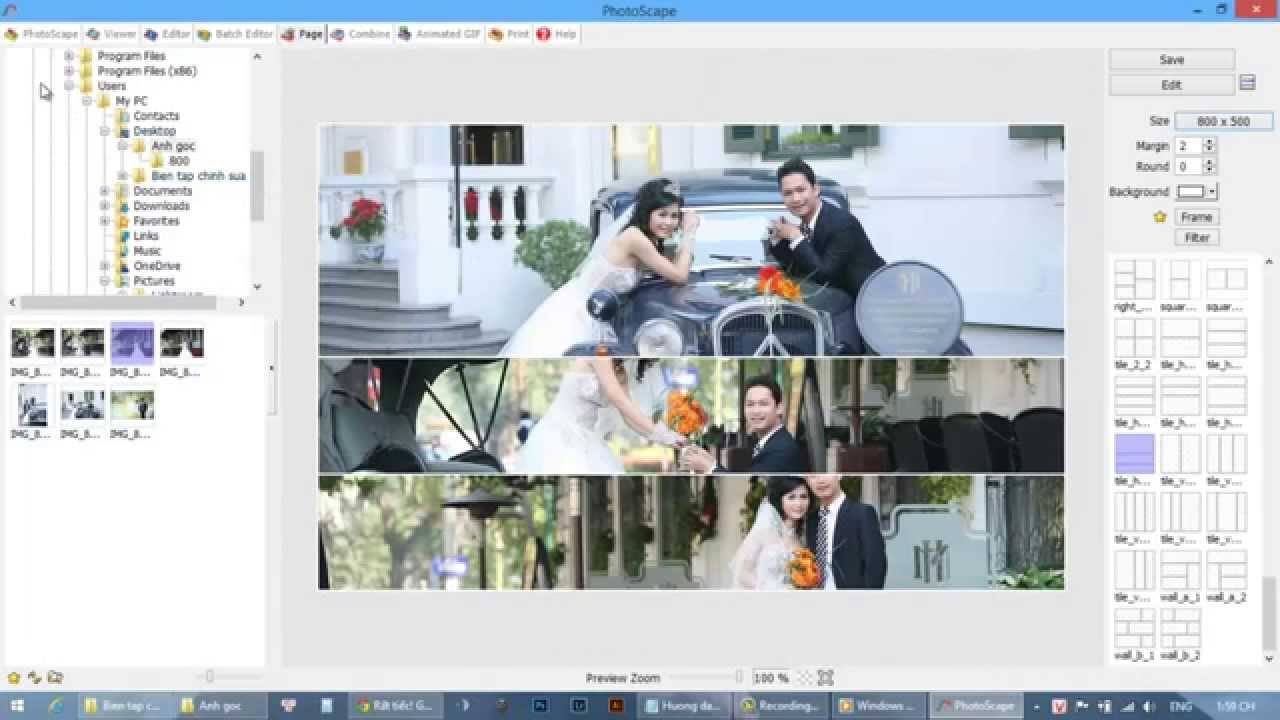 photoscape Update 2022 Hướng dẫn lồng ghép ảnh siêu nhanh với PhotoScape
