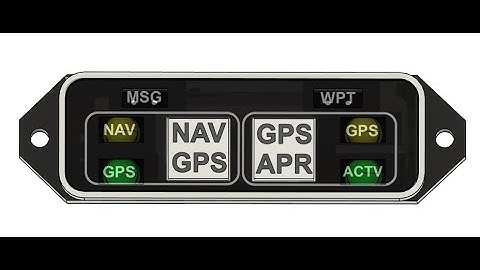3D Printed NAV GPS Annunciator