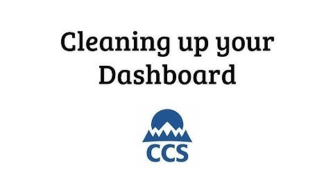 Cleaning Up Your Canvas Dashboard