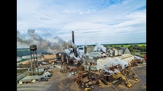 Louisiana Sugar Mills 4K Drone Video
