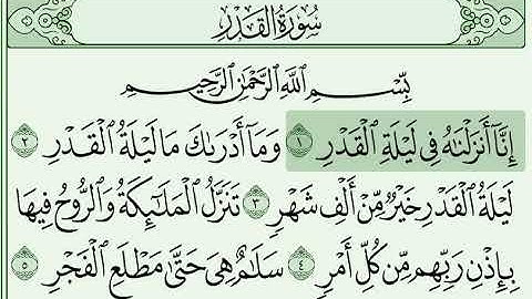 @علي جابر_Ali Jaber سورة القدر