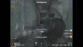 CoD4 (PC) 360 YY NoScope Hitmaker FAIL