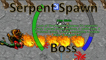 Thizor Gamer - Tibia #TibiaQuests - Serpent Spawn Boss(The Noxious Spawn) Task