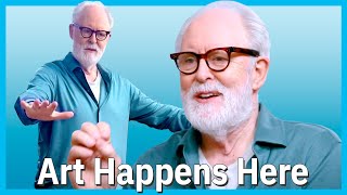 ART HAPPENS HERE host John Lithgow shows off his new dancing & drawing skills | TV Insider