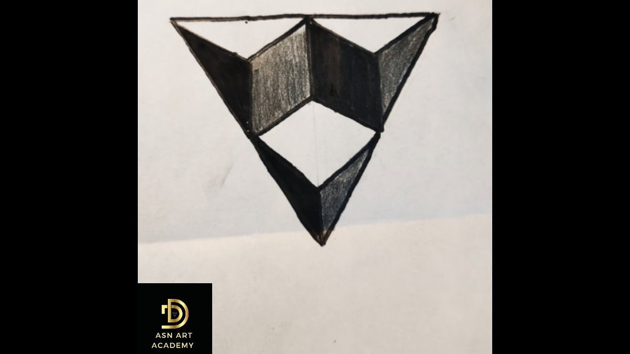 How to draw geometric design__full tutorial__(part-2)__ASN art academy