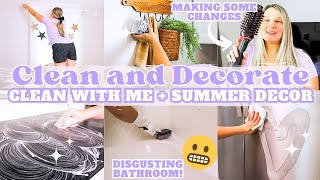 MAKING CHANGES! | SUMMER CLEAN + DECORATE 2024 | EXTREME CLEANING MOTIVATION | MarieLove