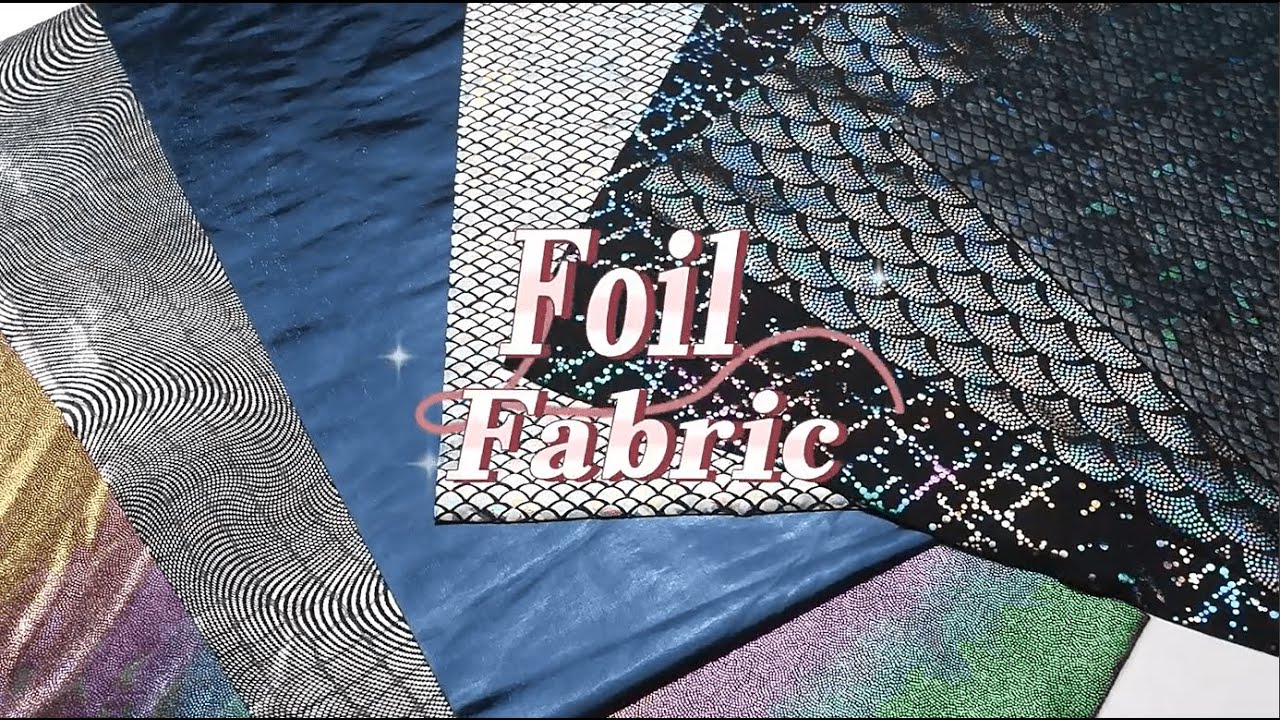 New Arrival Stretchy Foil Shattered Glass 75 Nylon 25 Spandex Hologram Fabric