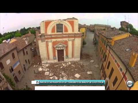 TERREMOTO DE 5,8 GRADOS EN ITALIA  - 29 MAYO 2012