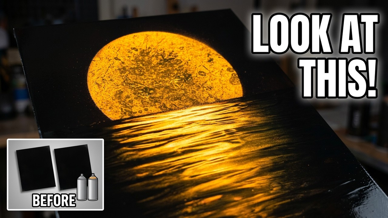 Beginner Spray Paint Art Tutorial - YouTube