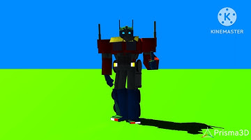 modelo de optimus prime para prisma 3D