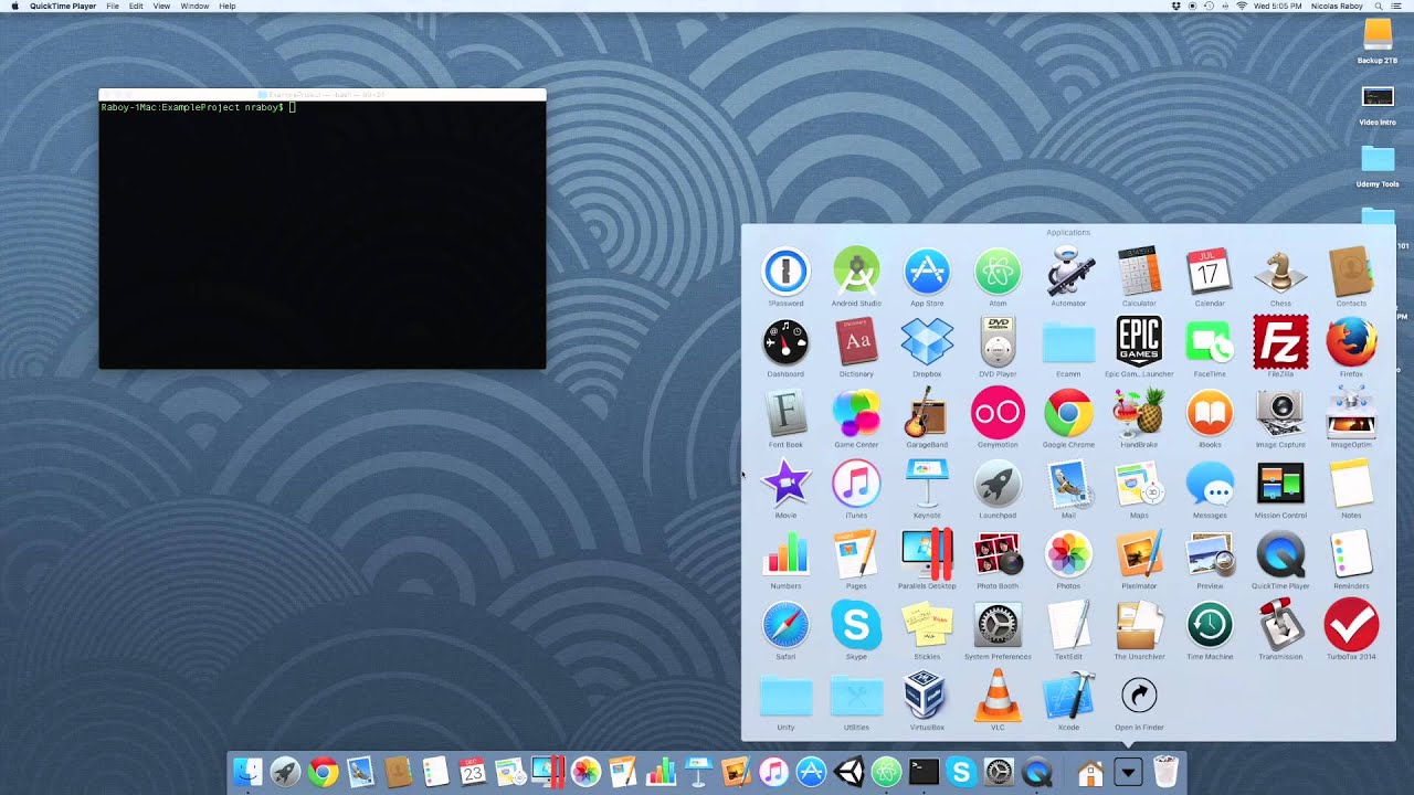 Create A Screencast With QuickTime And iMovie 10 - YouTube