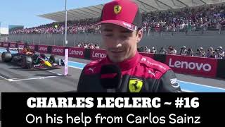 Charles Leclerc post qualifying interview ~ 2022 French gp