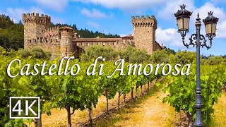 [4K] Italian style castle in California  Castello di Amorosa