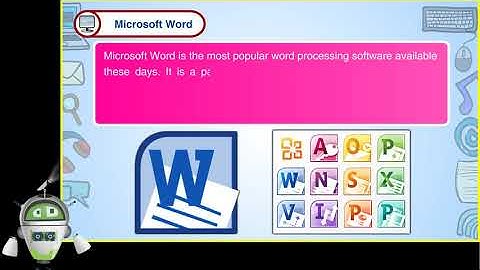 Introduction to MS Word 2010 Part 2 -Word Processing Software | Computer Knowledge for Class 3 |Ch 3