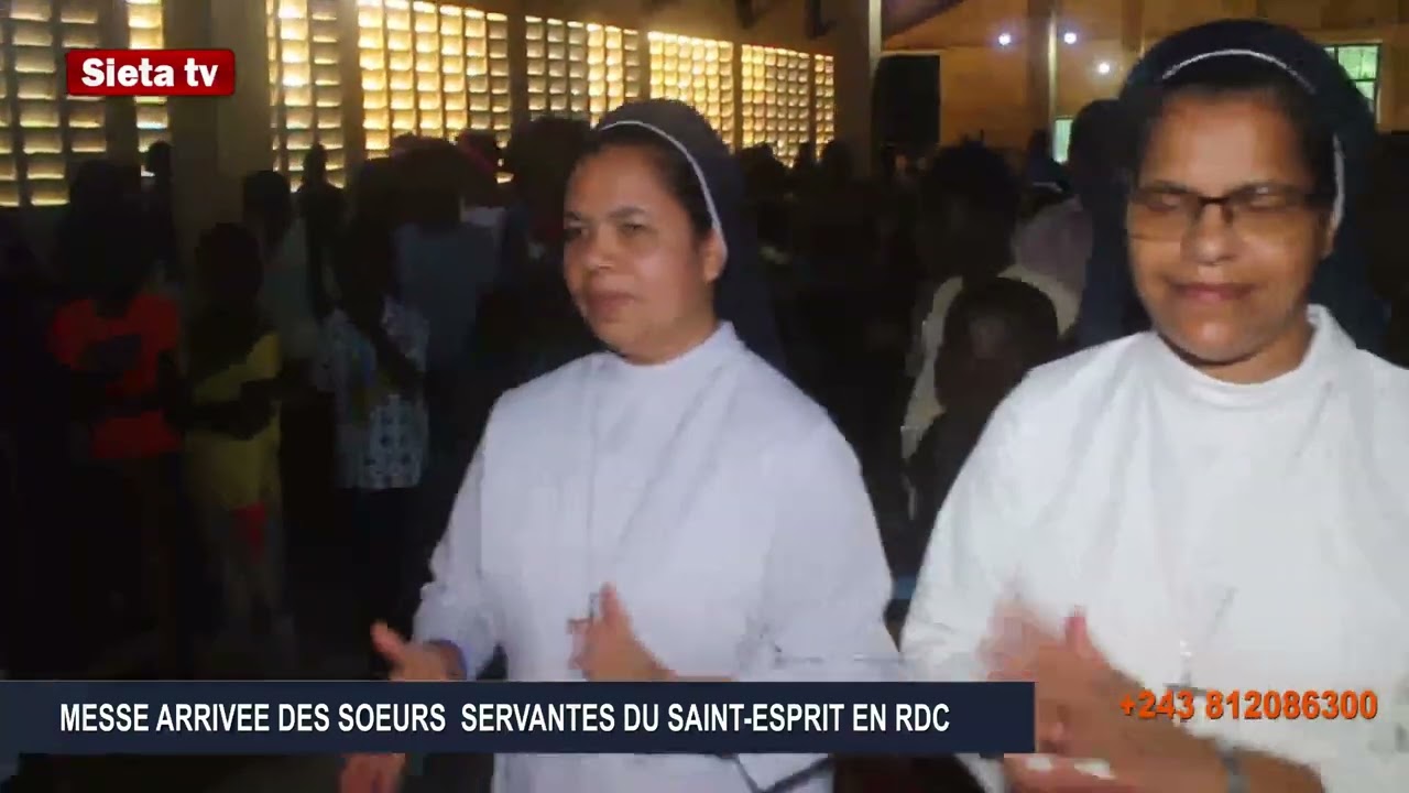 MESSE INSTALLATION DES SOEURS SERVANTES DU St ESPRIT EN RDC PAR ABBÉ RENÉ NGAMBELE DIOCÈSE DE KENGE