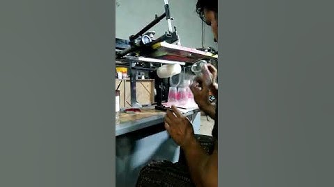 Round Screen Printing Disposable glass