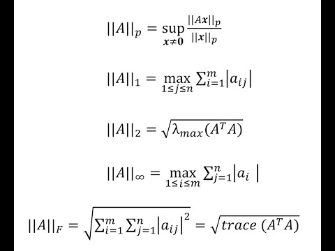 Norms of Vectors and Matrices