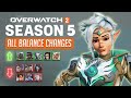 Overwatch 2 - EVERY HERO CHANGE for SEASON 5