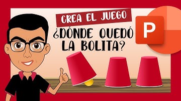 💥 Crea un juego en POWERPOINT ¿Dónde quedó la BOLITA ❔❓🟡 FÁCIL | Tutorial paso a paso |