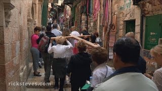Jerusalem, Israel: Via Dolorosa and Church of the Holy Sepulchre