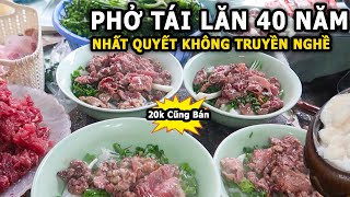 The oldest famous street pho restaurant in Vietnam, Vietnamese street food