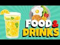 Food and drinks in english  learn english vocabulary