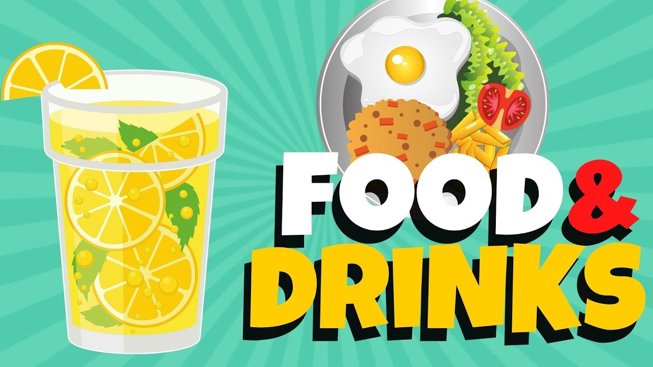 ⁣Food and Drinks in English | Learn English Vocabulary