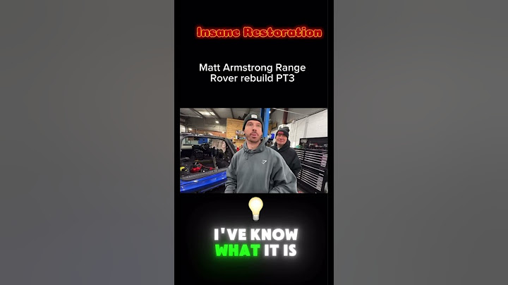 Matt Armstrong bought a wrecked Range Rover SVR and brought it to Life  PT3 #rangerover #carrebuild