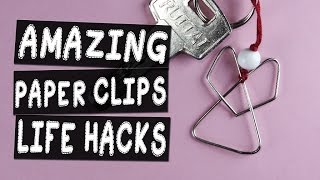 Amazing Life Hacks with Paper Clips | Paper Clip Angel Craft