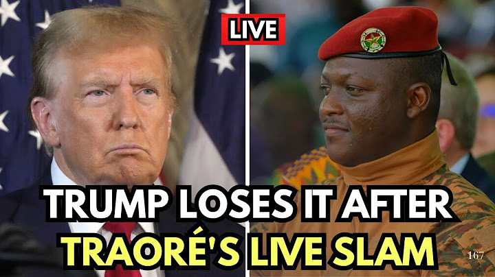 Trump RAGES as Ibrahim Traoré HUMILIATES Him Live on National TV!